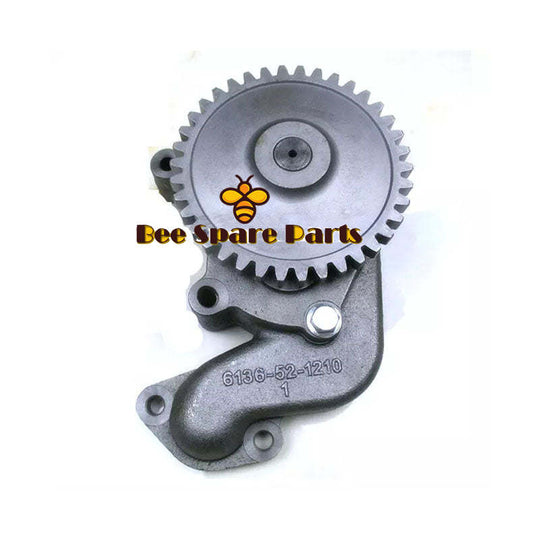 6136-52-1100 Oil Pump fits Komatsu PC200-2 PC200-3 PC220-3 Engine 6D105 S6D105