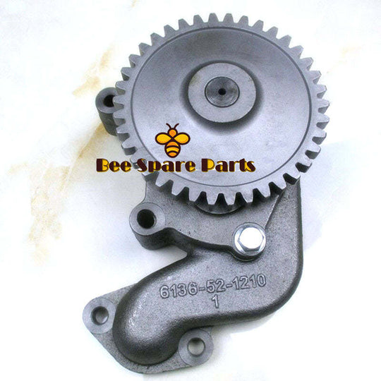 Oil Pump 6136-51-1002 for Komatsu 6D105 Engine PC200-1 PC200-2 PC220-2 Excavator