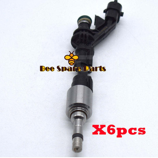 6PCS/Lot FX23-9F593-AC FUEL INJECTORS fit for Jaguar F-Type XJ XF XFR-S XFR XJR 3.0L V6 2013-2015 NO# FX23-9F593-AB FX239F593AC