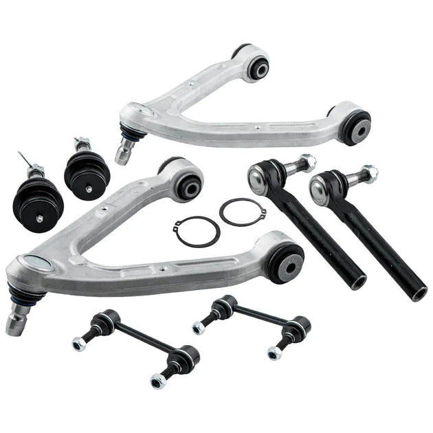 8pc Front Control Arm Ball Joint Sway Bar Link Tie Rod Steering Suspension Kit For Hummer H3 15082974 2006 2007 2008 2009 2010-BeeSpareParts