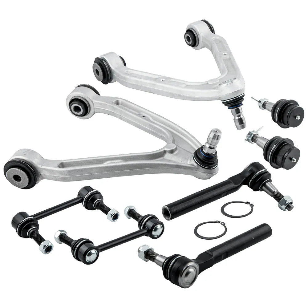 8pc Front Control Arm Ball Joint Sway Bar Link Tie Rod Steering Suspension Kit For Hummer H3 15082974 2006 2007 2008 2009 2010-BeeSpareParts
