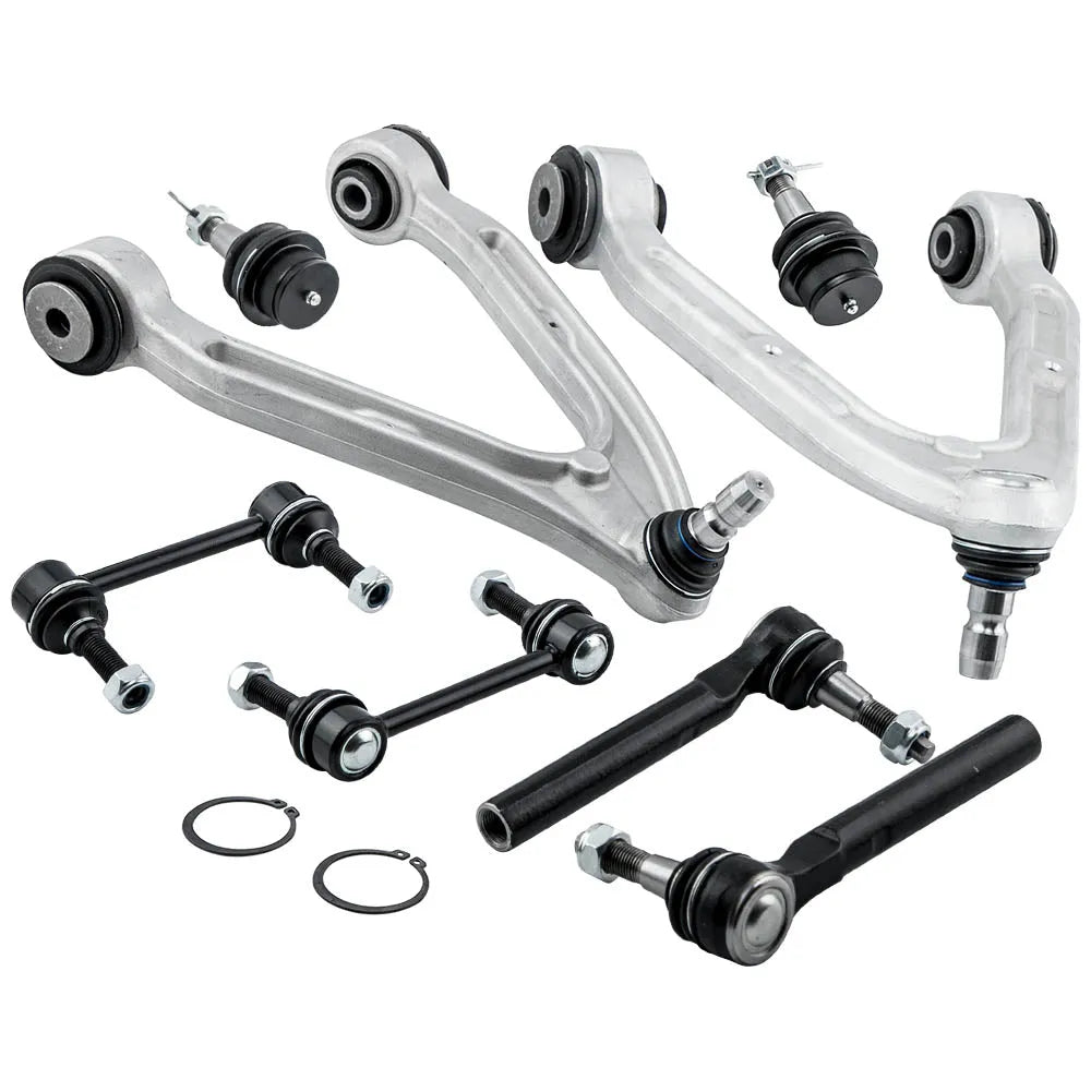 8pc Front Control Arm Ball Joint Sway Bar Link Tie Rod Steering Suspension Kit For Hummer H3 15082974 2006 2007 2008 2009 2010-BeeSpareParts