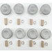 8PCS 079107066CS 079107065CS Engine Piston for AUDI R8 5.2 V10 V8 BUJ CMPA Cylinder Dia 84.5MM With Piston Rings &amp;Bolts Pin 20MM-BeeSpareParts