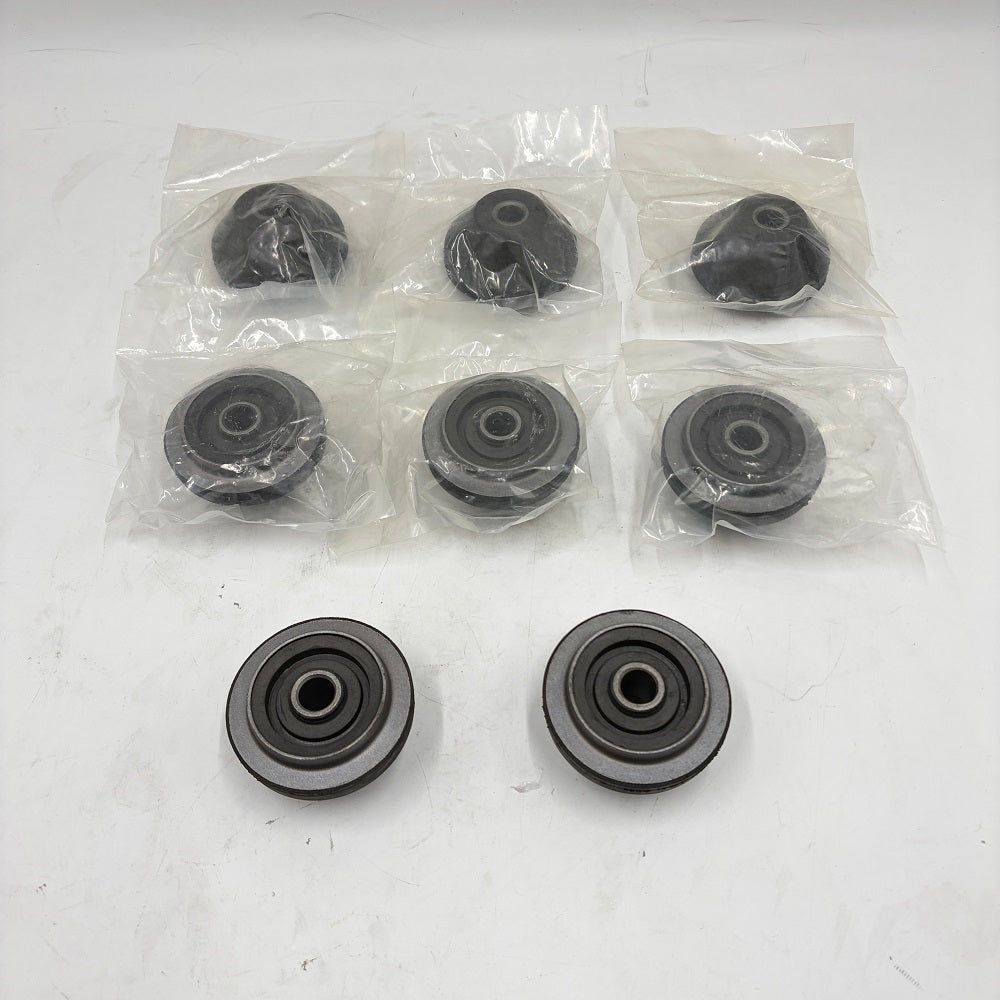 8pcs 4355158 Mount Rubber Cushion for Hitachi EX27U EX30U EX33U EX35U EX50U EX55UR-3 ZX40U-3 ZX50U-2 ZX55UR-2-BeeSpareParts