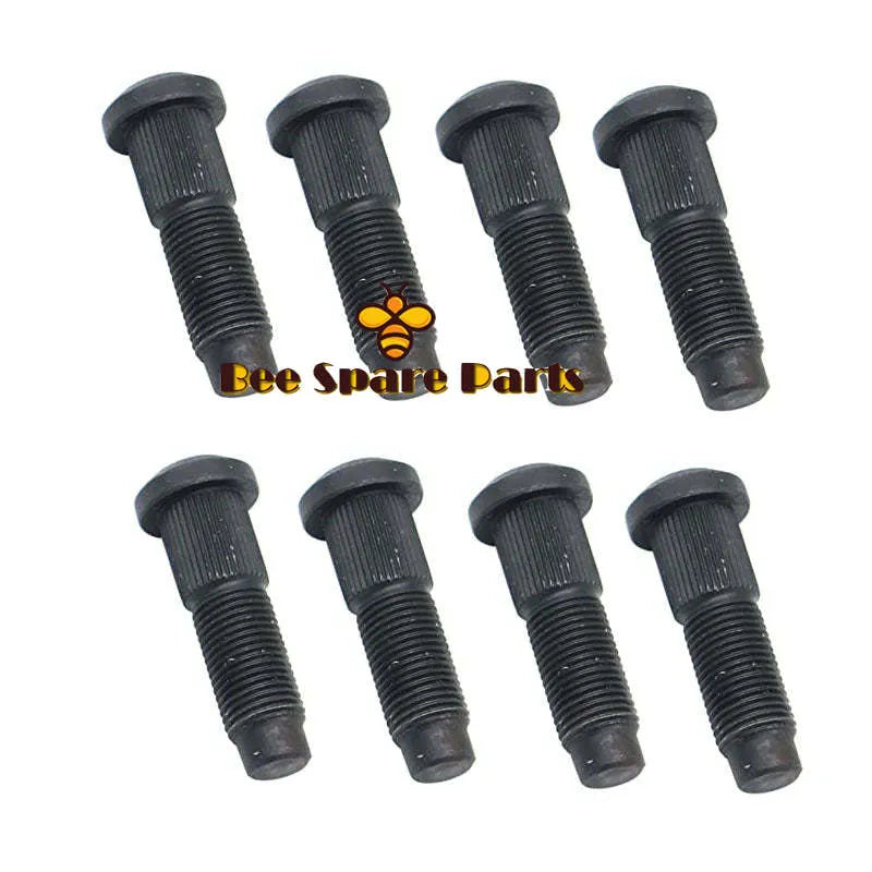 8PCS 6709170 Bolt Wheel Stud Nut Lug Fits Bobcat Skid Steers 553 543 530 500 542-BeeSpareParts