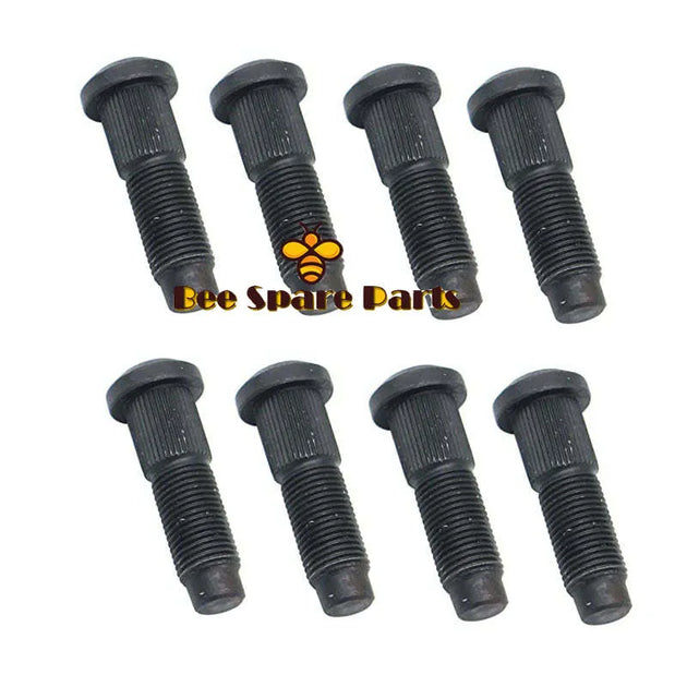8PCS 6709170 Bolt Wheel Stud Nut Lug Fits Bobcat Skid Steers 553 543 530 500 542-BeeSpareParts