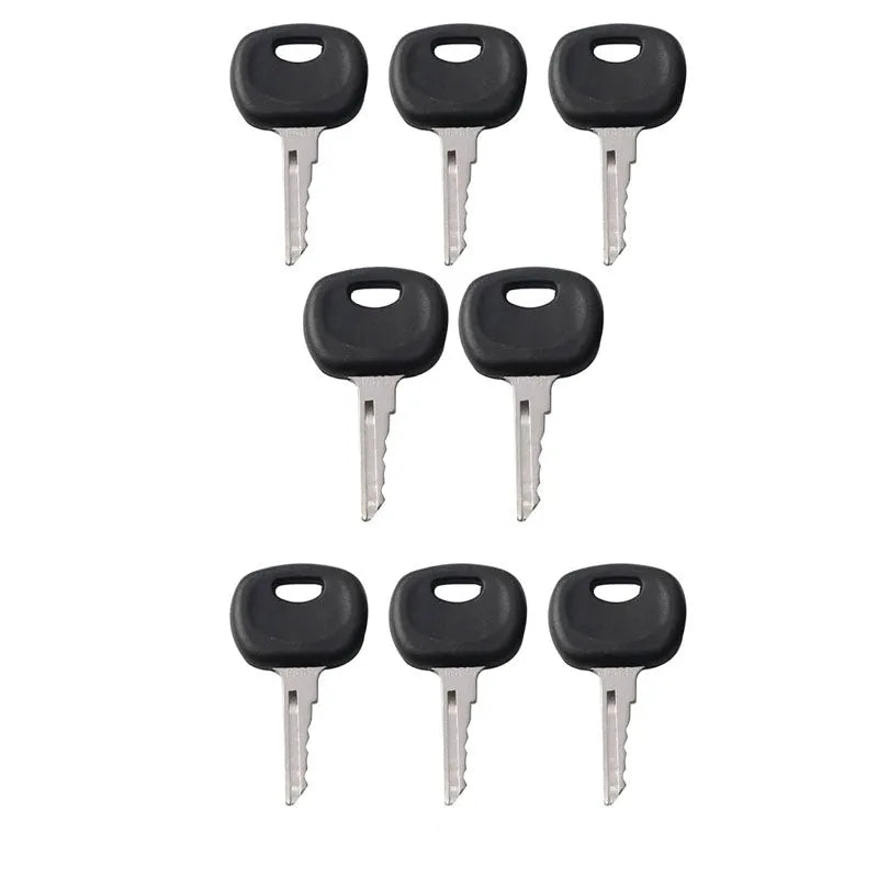8pcs Ignition Key 5755026 14685 Starter Key Fit for Bomag Roller and Compaction Equipment-BeeSpareParts