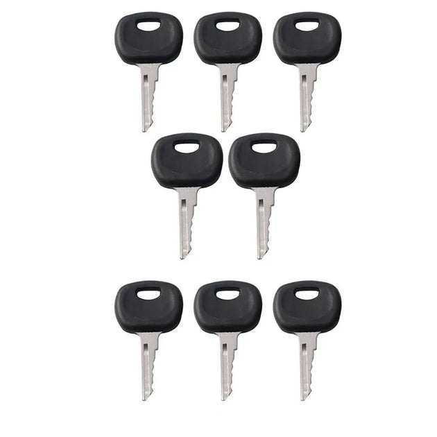 8pcs Ignition Key 5755026 14685 Starter Key Fit for Bomag Roller and Compaction Equipment-BeeSpareParts