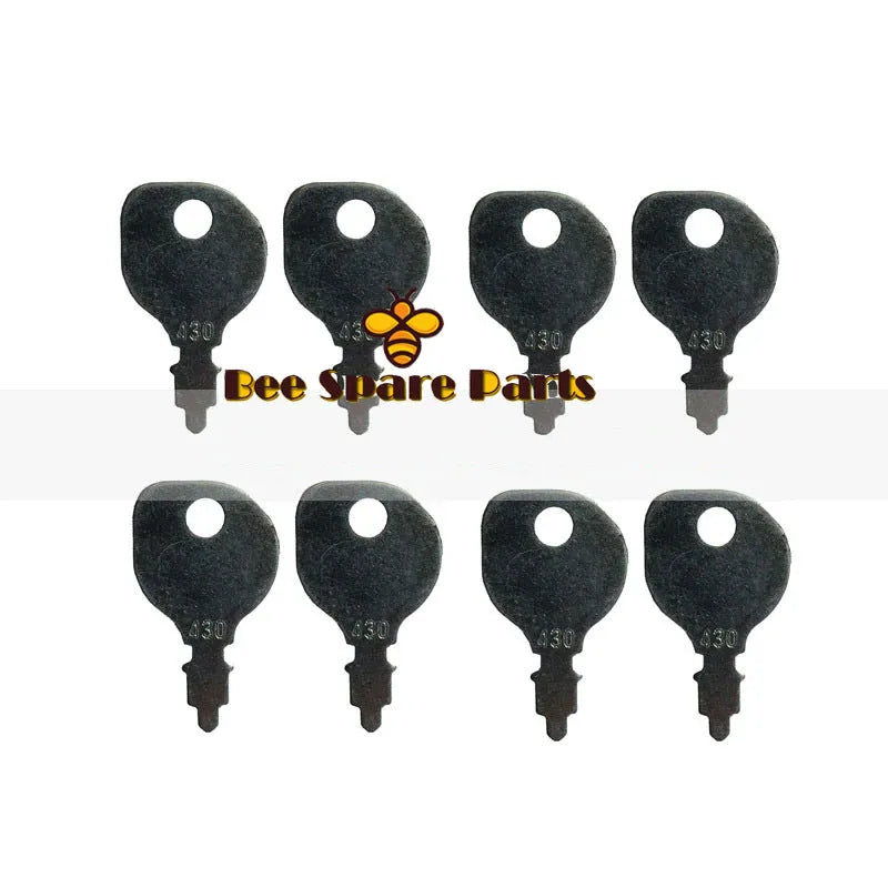 8PCS A24509 Heavy Equipment Key Fits old Case backhoes-BeeSpareParts