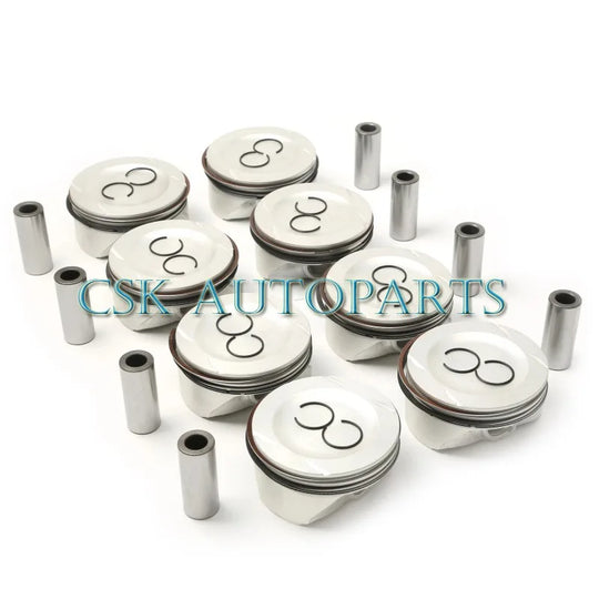 8Pcs Con Rods + Piston & Rings Kit for Mercedes-Benz G63 S63 W212 W463 M157 5.5L-BeeSpareParts