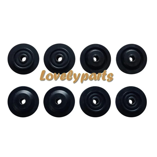 8Pcs Engine Mount Rubber Cushion Bumper Fit for Excavator KOBELCO SK200-8 SK250-8-BeeSpareParts