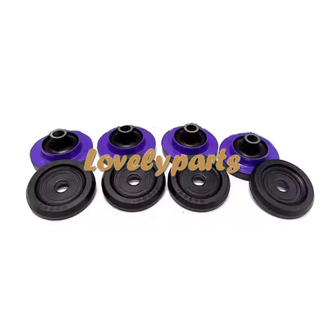 8PCS Engine Mount YW02P01004P1 YW02P01002P1 YW02P01003P1 for Kobelco Sk120-5 Sk120-6 Rubber Cushion-BeeSpareParts
