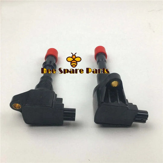 8PCS Front &amp; Rear Ignition Coil 30520-PWA-003 30521-PWA-003 fit For Honda CITY Civic 7 8 VII VIII JAZZ FIT 2 3 III 1.2 1.3 1.4-BeeSpareParts