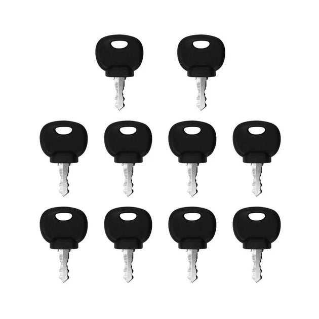 8PCS Heavy Equipment Ignition Key 14707 Fit For JCB New Holland Volvo-BeeSpareParts
