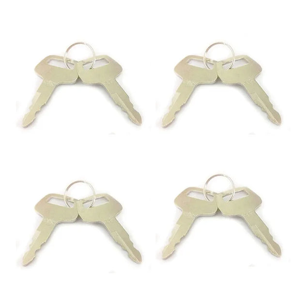 8PCS Heavy Equipment Key 719-10306001 KV02 Fits Kato HD Series Excavators-Replacement Aftermarket Parts