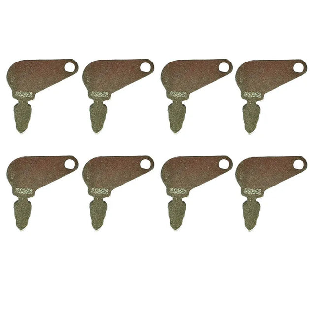 8pcs Heavy Equipment Key 83353 7J-8804 R30074 Fit John Deere Tractor-BeeSpareParts