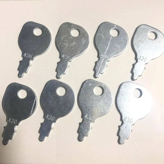 8pcs Heavy Equipment Key K1122-62130 Fit For Kubota T Series Model-Replacement Aftermarket Parts