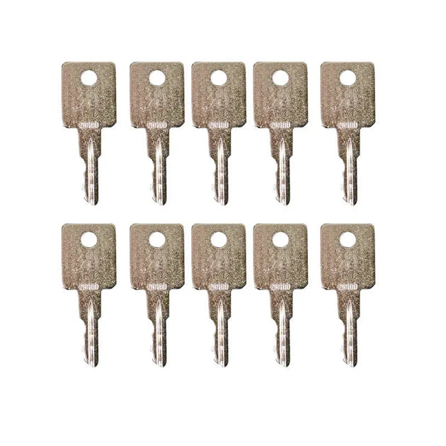 8pcs Ignition Key NG100 Fits some Vermeer Grove Manlifts-BeeSpareParts