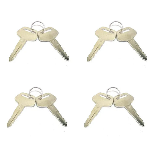 8PCS Ignition Key Starter Key 787 TR261434 Fit For Komatsu Heavy Equipment-BeeSpareParts
