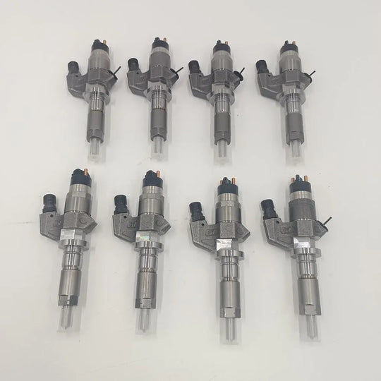 8PCS Injectors 0445120008 for Bosch 6.6L Duramax LB7 2001 2002 2003 2004 GM HD-BeeSpareParts