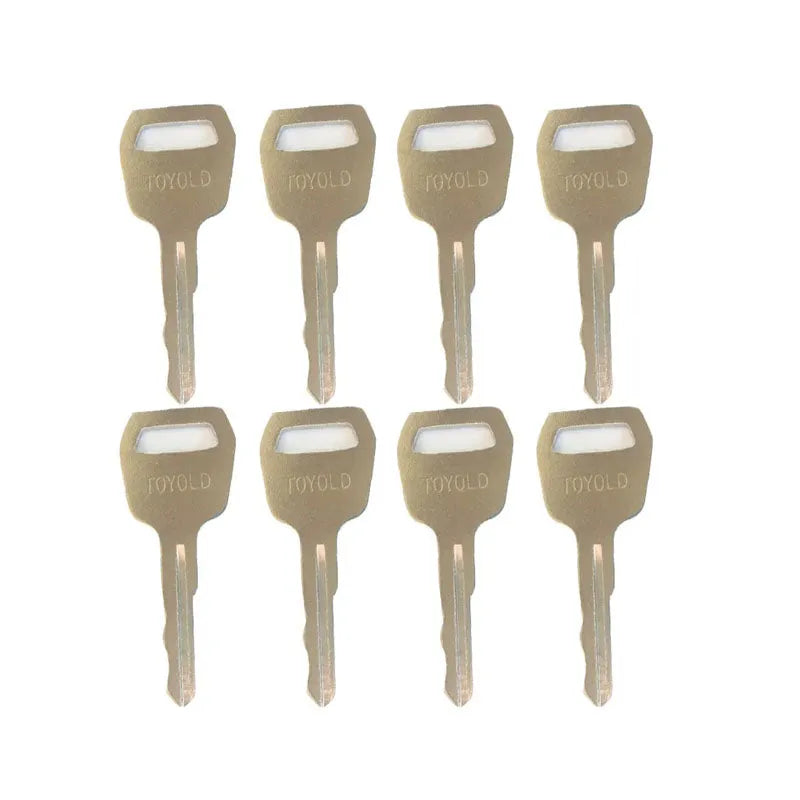 8PCS Older Toyota Forklifts Fits Toyota Forklift Ignition Key 511416-Ignition Keys-BeeSpareParts