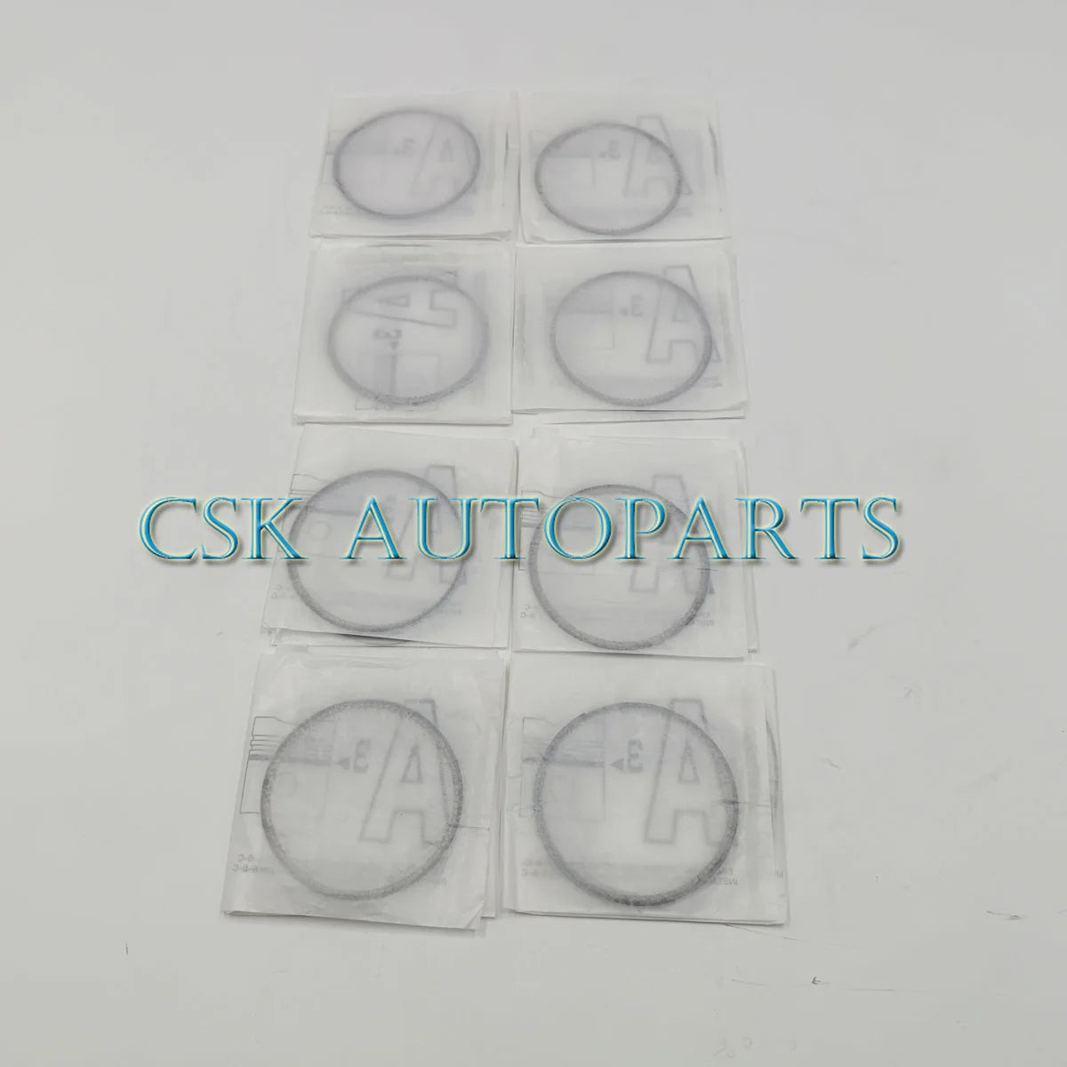 8pcs Piston Rings Set Φ93mm For BMW E63 E64 E65 E66 550i 650i X5 N62B48 4.8L V8-BeeSpareParts
