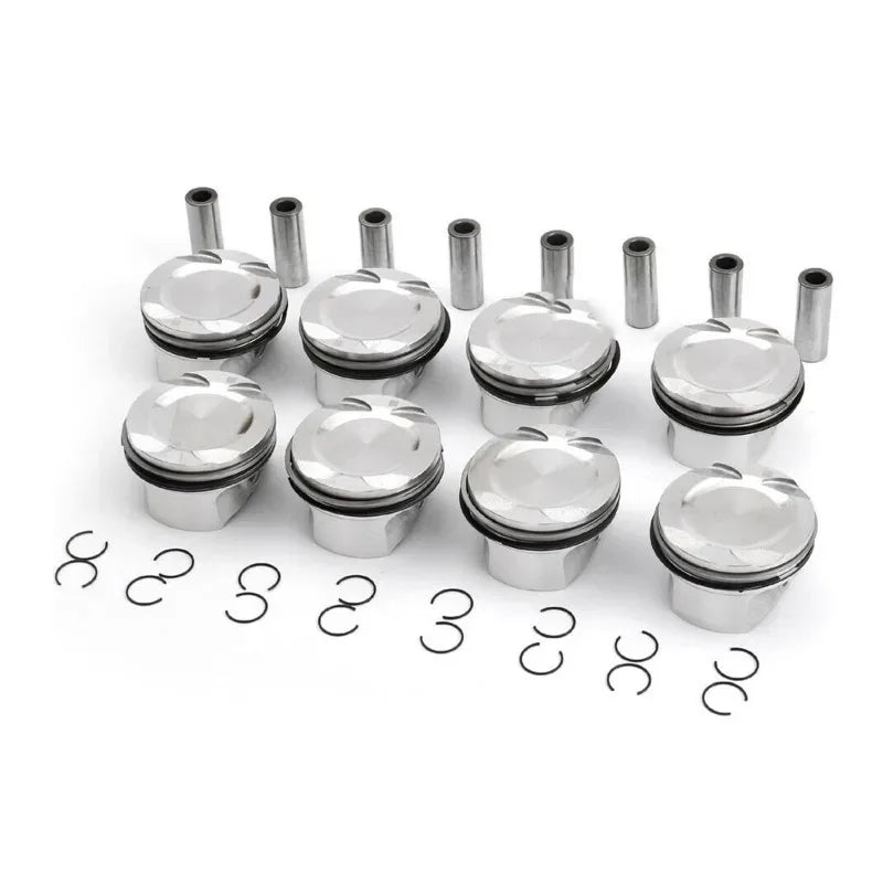 8x Pistons & Rings Kit STD Φ93mm For Porsche Cayenne Turbo S 4.5T M48.50 955 9PA-BeeSpareParts