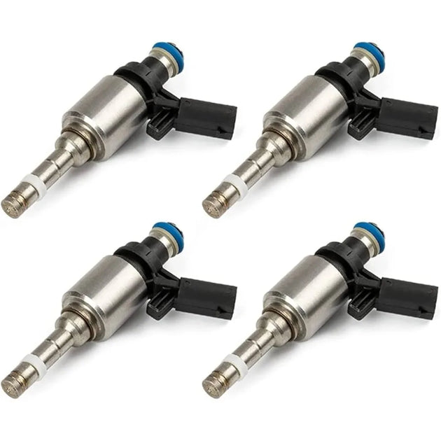 8x Cylinder + Manifold Fuel Injectors Set For VW GTI Audi A3 A4 2.0 CNC CHH-BeeSpareParts