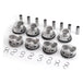 8x Pistons Rings Set Φ89mm for BMW 550ix 750i X5 X6 F10 F15 F16 N63N N63TU 4.4 T 11257647339-BeeSpareParts