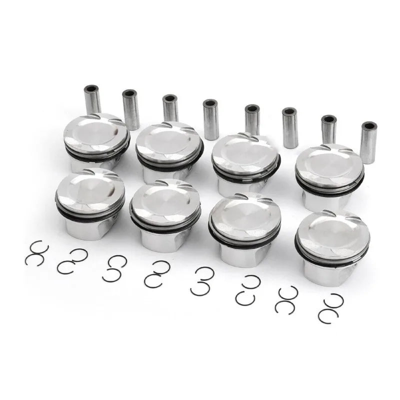 8x Pistons Rings Set Φ89mm For BMW 550ix 750i X5 X6 F10 F15 F16 N63N N63TU 4.4 T-BeeSpareParts