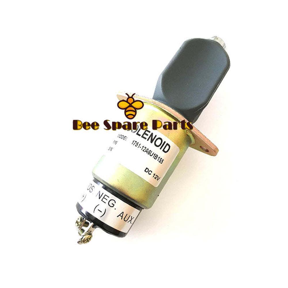 Fuel Shutdown Solenoid Valve SA-4259-12 3A 1751-12A6U1B1S5 31-0202 for Kubota-Replacement Aftermarket Parts