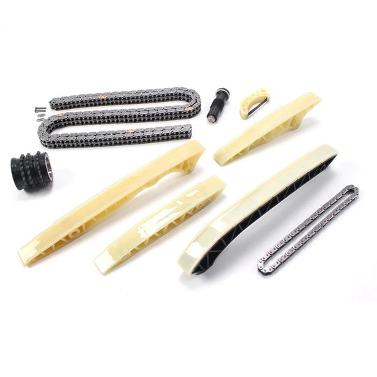9pcs Timing Chain Guides Tensioner Kit For Mercedes-Benz W204 W164 3.5 4.6 5.5-BeeSpareParts