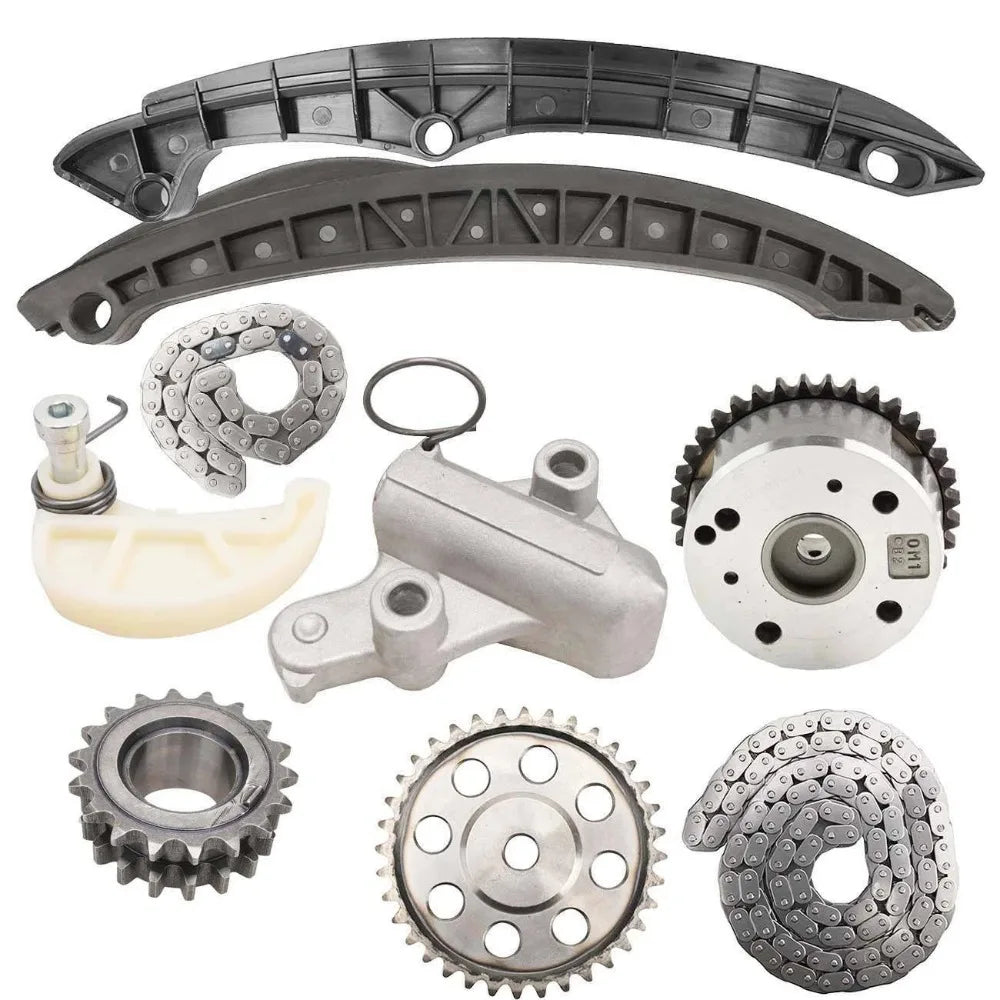 9Pcs Timing Chain Tensioner Adjuster Unit Kit For VW AUDI SKODA SEAT 1.6 1.4 TSI-BeeSpareParts