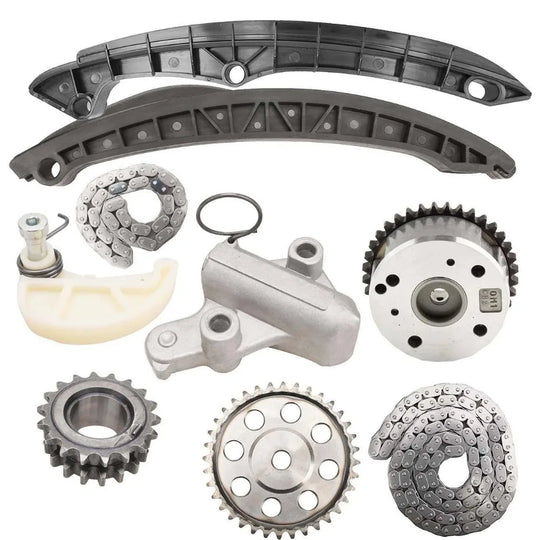9Pcs Timing Chain Tensioner Adjuster Unit Kit For VW AUDI SKODA SEAT 1.6 1.4 TSI-BeeSpareParts