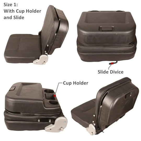 Add a Middle Big Seat With Cup Holder Beside Truck Driver Seat For Truck and RV-BeeSpareParts