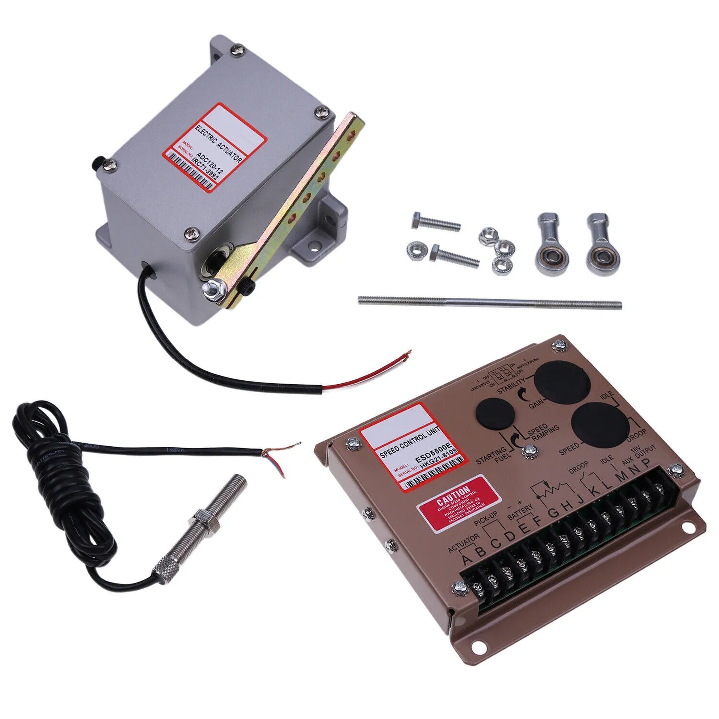 Alternator Generator Governor Actuator ADC120-12V+ESD5500E+MSP6729 Speed Control-BeeSpareParts