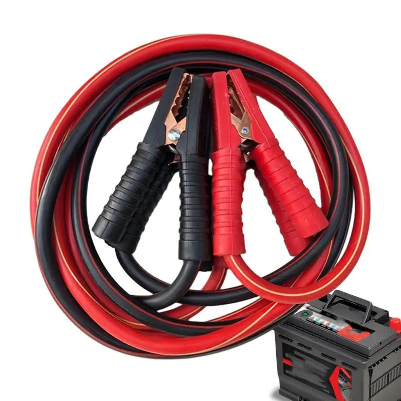 Auto Battery Heavy Duty Jumper Cables 4M 2000A Booster Cables Power Wire Kit Accessories For SUV Van RV for Jump Starting-BeeSpareParts