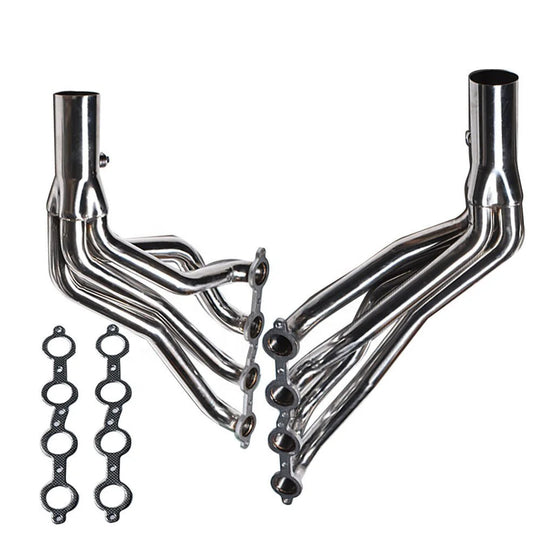 Automotive Exhaust Manifold Conversion and Exchange Suitable for Chevrolet C10LS Truck LS1 LS2 LS3 LS6 3/4" 4.8L 5.3L 5.7L 6.0L-BeeSpareParts