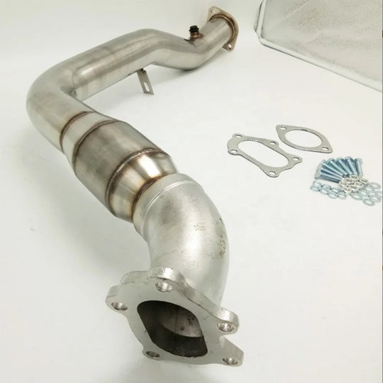 Automotive Exhaust Pipe Modification for Subaru 2002-2007 Impreza WRX EJ205 EJ225 STi EJ257 2.0T 2.5T Stainless Steel Material-BeeSpareParts