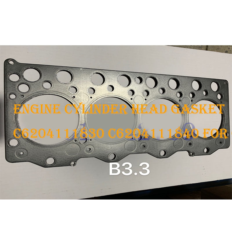 Engine Cylinder Head Gasket C6204111830 C6204111840 For Cummins B3.3 QSB3.3 Asbestos Material