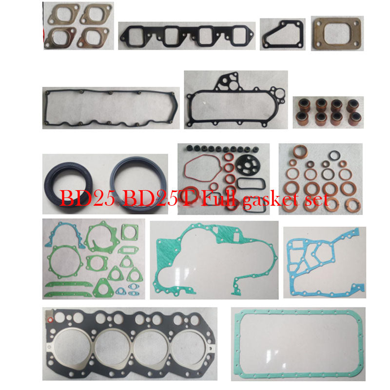 BD25 BD25T complete all Engine Full gasket set kit for Nissan D21 Pickup Atlas 2.5L