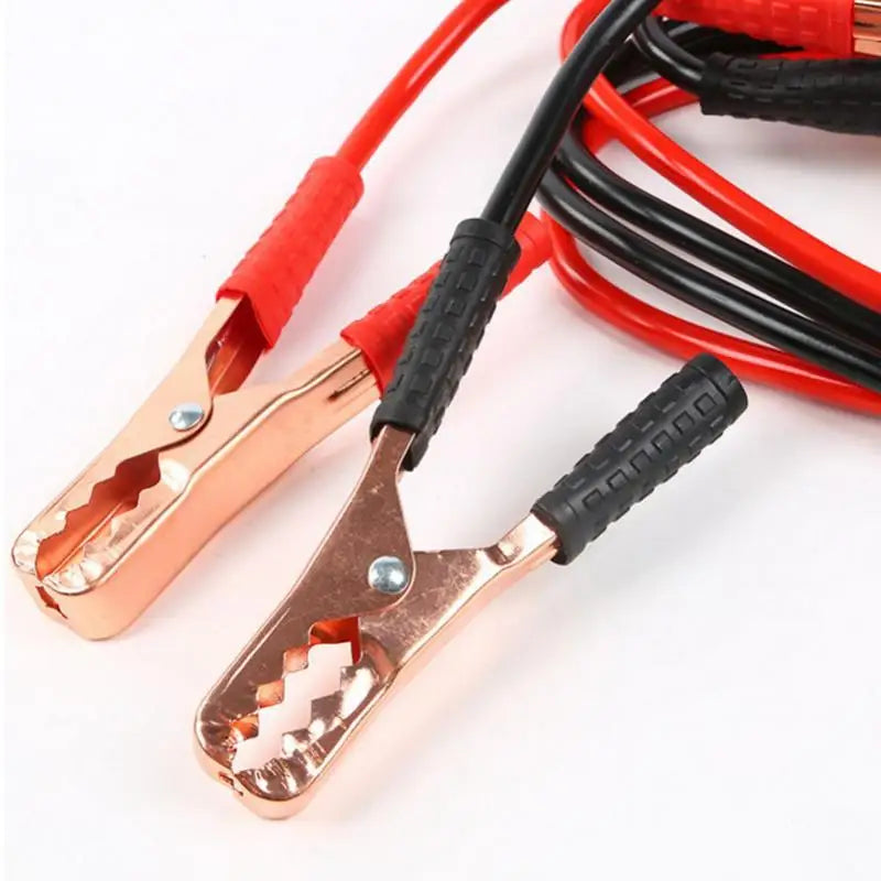 Black/Red 500A Battery Clip Car Leads Booster Cable 4 Meters PVC Thicken Battery Jump Start Leads Cable Accessories For Cars-BeeSpareParts