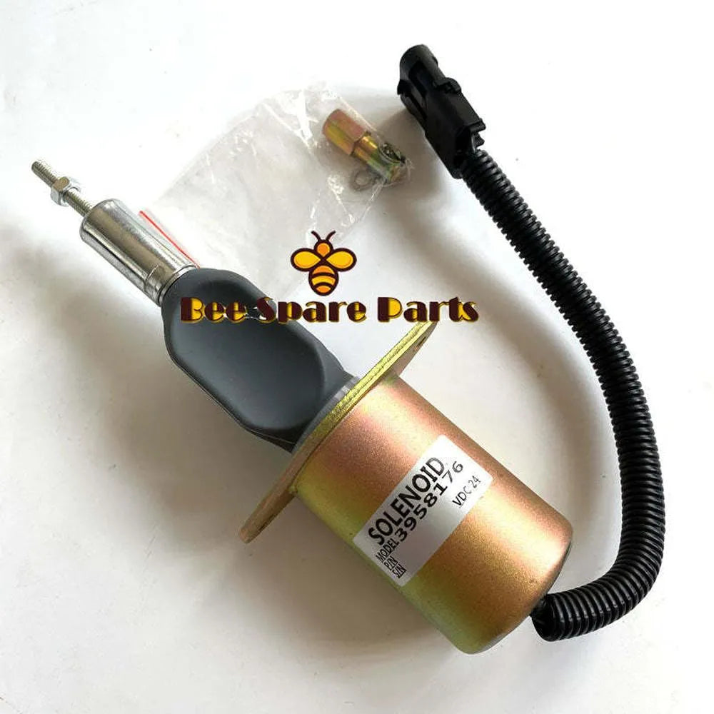 Buy 24V Fuel Flameout Solenoid Valve 3958176 SA-4978-24 For Cummins 6BTA-M2 5.9L-Solenoid & Solenoid Valve-BeeSpareParts