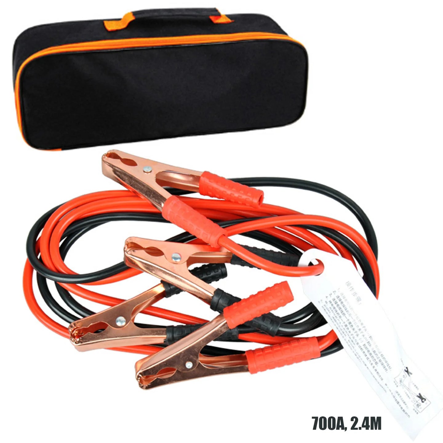 Car Emergency Power Start Cable Auto Battery Booster Jumper Copper Power Wire Kit Accessories For SUV Van RV Camper Bus-BeeSpareParts