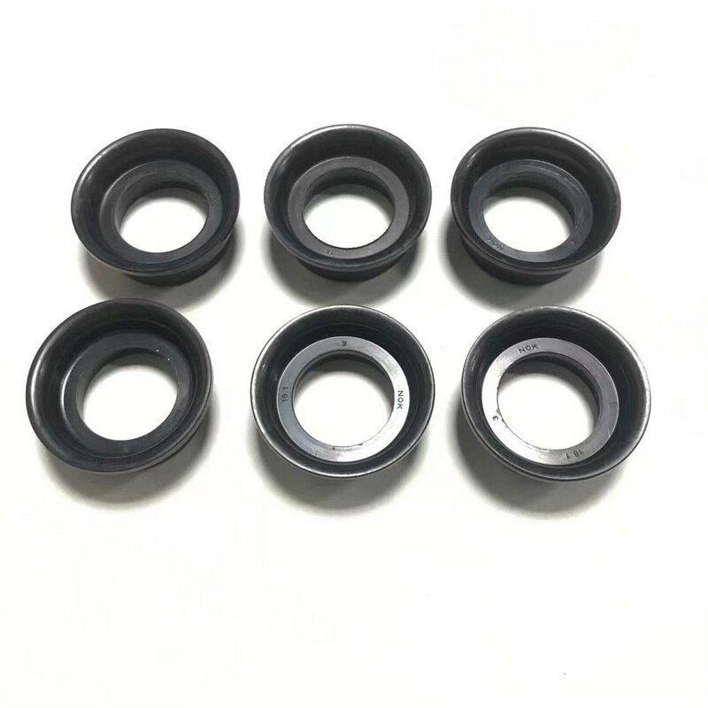 6PCS Car accessories MD198128 MD162076 6G72 6G74 V31 V43 Engine Parts SparK Plug Oil Seal Gasket  For MITSUBISHI PAJERO SPORT V6