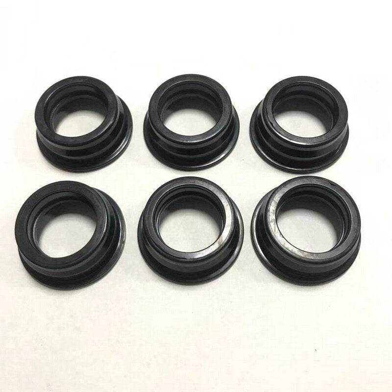 6PCS Car accessories MD198128 MD162076 6G72 6G74 V31 V43 Engine Parts SparK Plug Oil Seal Gasket  For MITSUBISHI PAJERO SPORT V6