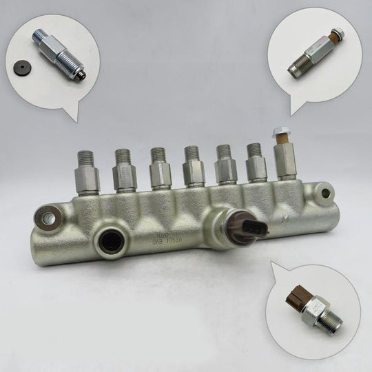 Common Rail Assembly 23810-E0020 for Hino Engine J08E Kobelco Excavator SK350-8 SK330-8 SK350LC-8 SK350-9