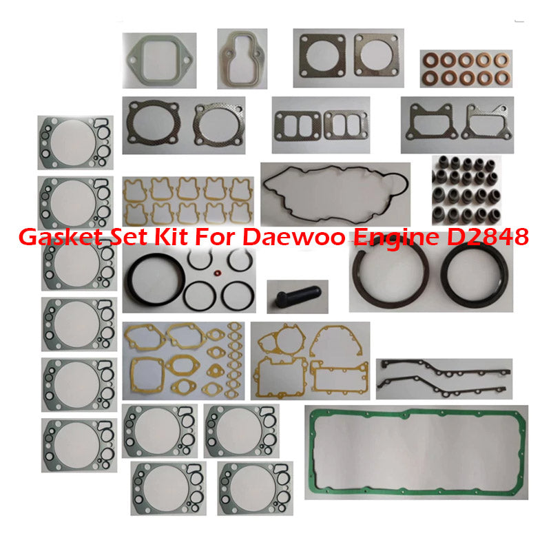 Complete Engine Full Gasket Set Kit For Daewoo Engine D2848 8 Cylinder