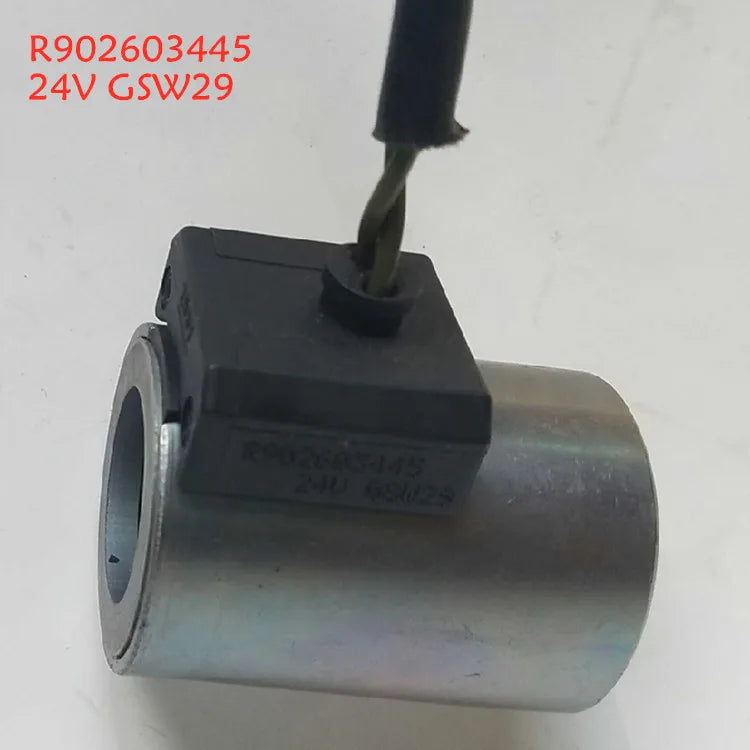 Digging Machine Oil Pump Coil R902603445 24V GSW29 Electromagnet GP37-SD R22 In0.6A-BeeSpareParts