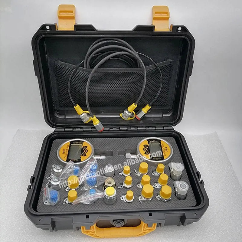 Digital Hydraulic Pressure Gauges Excavator Hydraulic Pressure Test Gauges Hydraulic Pressure Test Kit-BeeSpareParts
